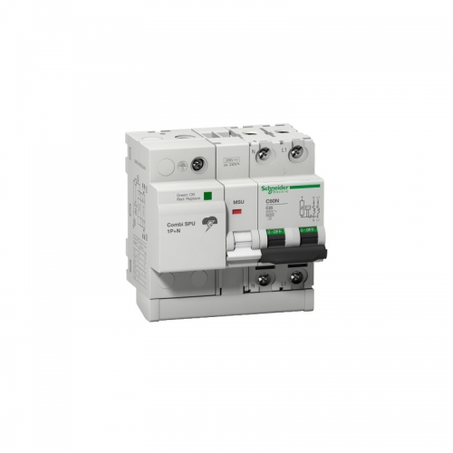 Interruptor automático con protección combinada contra sobretensiones 1P+N  40 A 16303